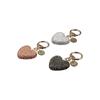 Charm Backpack Pendant Metal Rhinestone Love Heart Keychain Crystal Keyring Key Ring Keys Holder