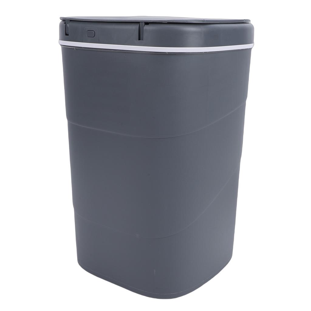 Motion Sensor Trash Can 18L Automatic Touchless Garbage Bin with Blue Luminous Press   for Bathroom Kitchen Living Room