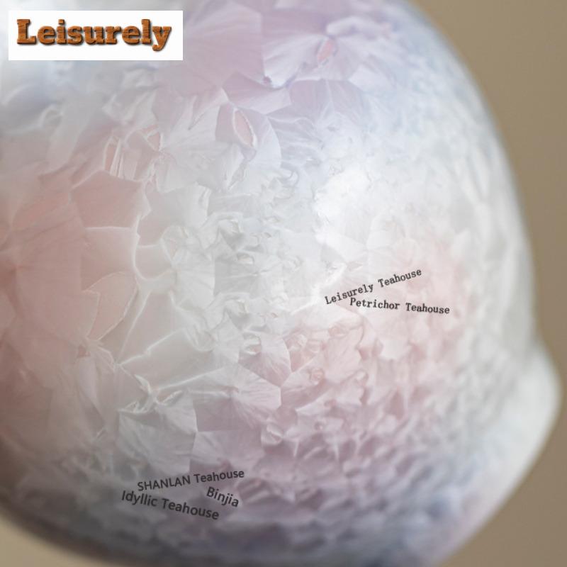 Crystal Glaze Kiln Fambe Jade Belly Vase Ancient Home Decorations Cachepot Planters Plant Pot Flowerpot Cafes Equipment Gift