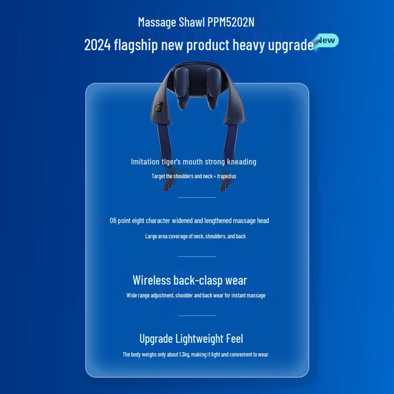 Philips PPM5202N Wearable Neck & Shoulder Massager