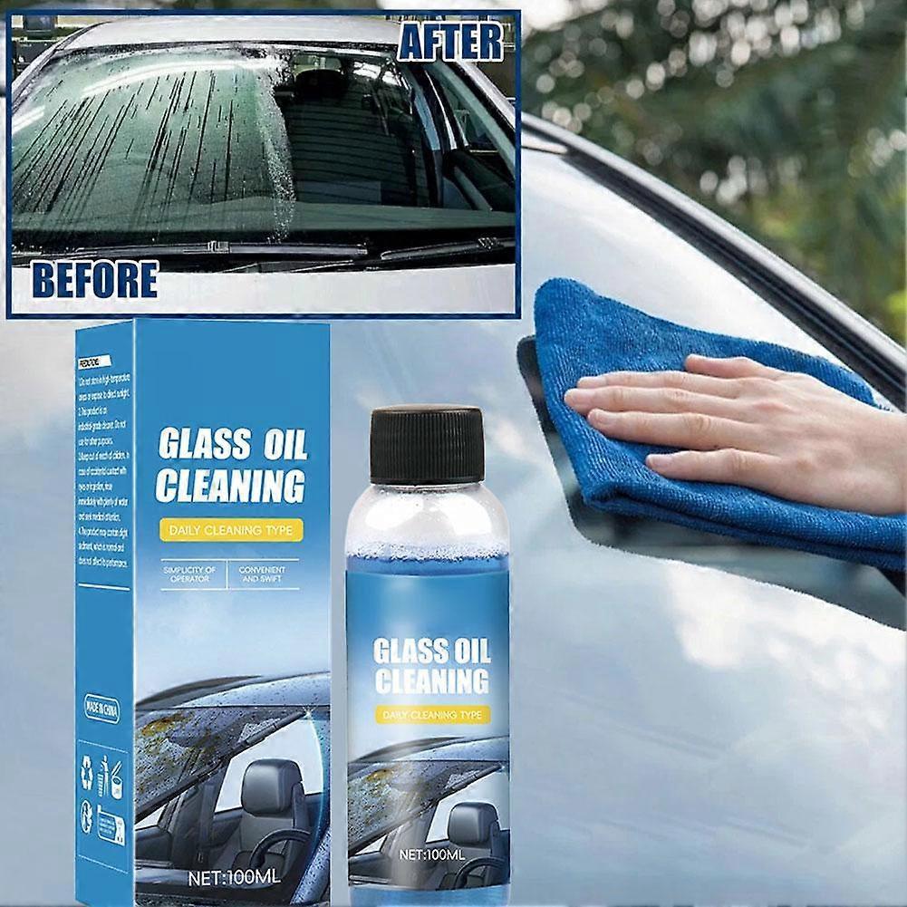 Car Glass Oil Film Cleaner Removal Cream Paste Windshield Water Spot R Emover