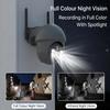 Vstarcam 5MP Solar Security WiFi Camera Outdoor Wireless Surveillance Floodlight Motion Detection Color Night Vision Remote Viewing with 360°View