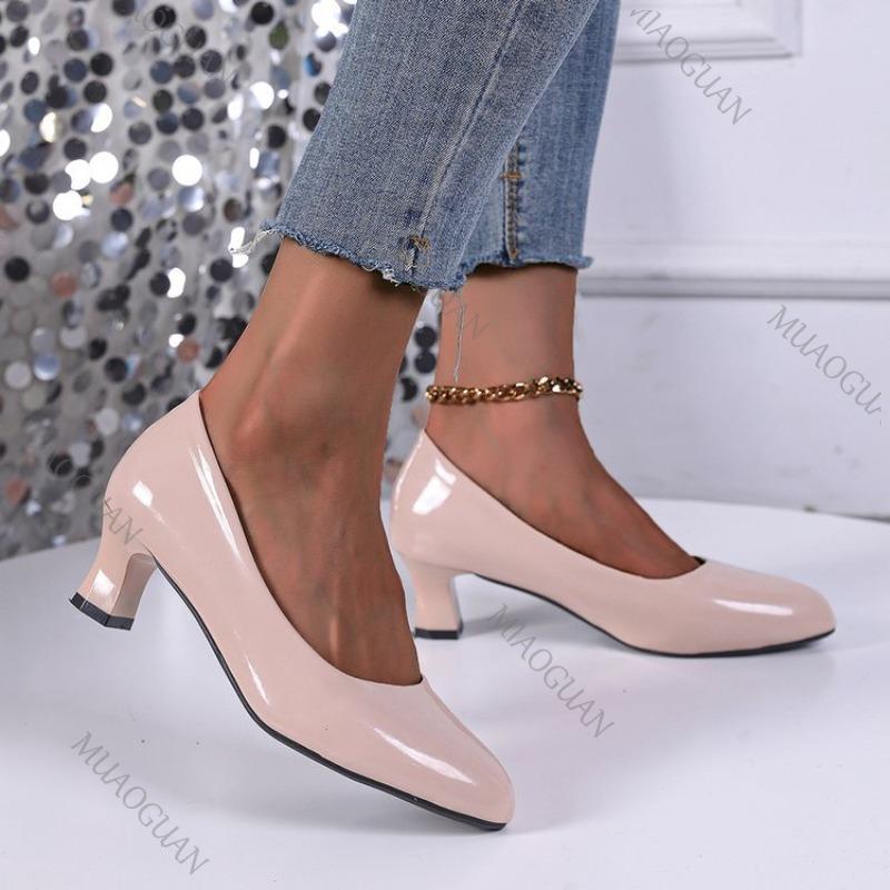 Fashion Women Pumps Shallow Mouth Women Shoes New Fashion Office Work Wedding Party Shoes Ladies High Heel Shoes Autumn Heels Woeman