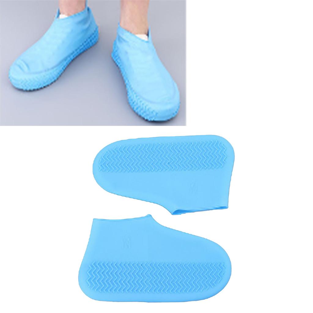 Protecții Impermeabile pentru Pantofi Silicon Antiderapant Acoperitori de Pantofi de Ploaie Reutilizabili Unisex Protector de Pantofi Supraîncălțări