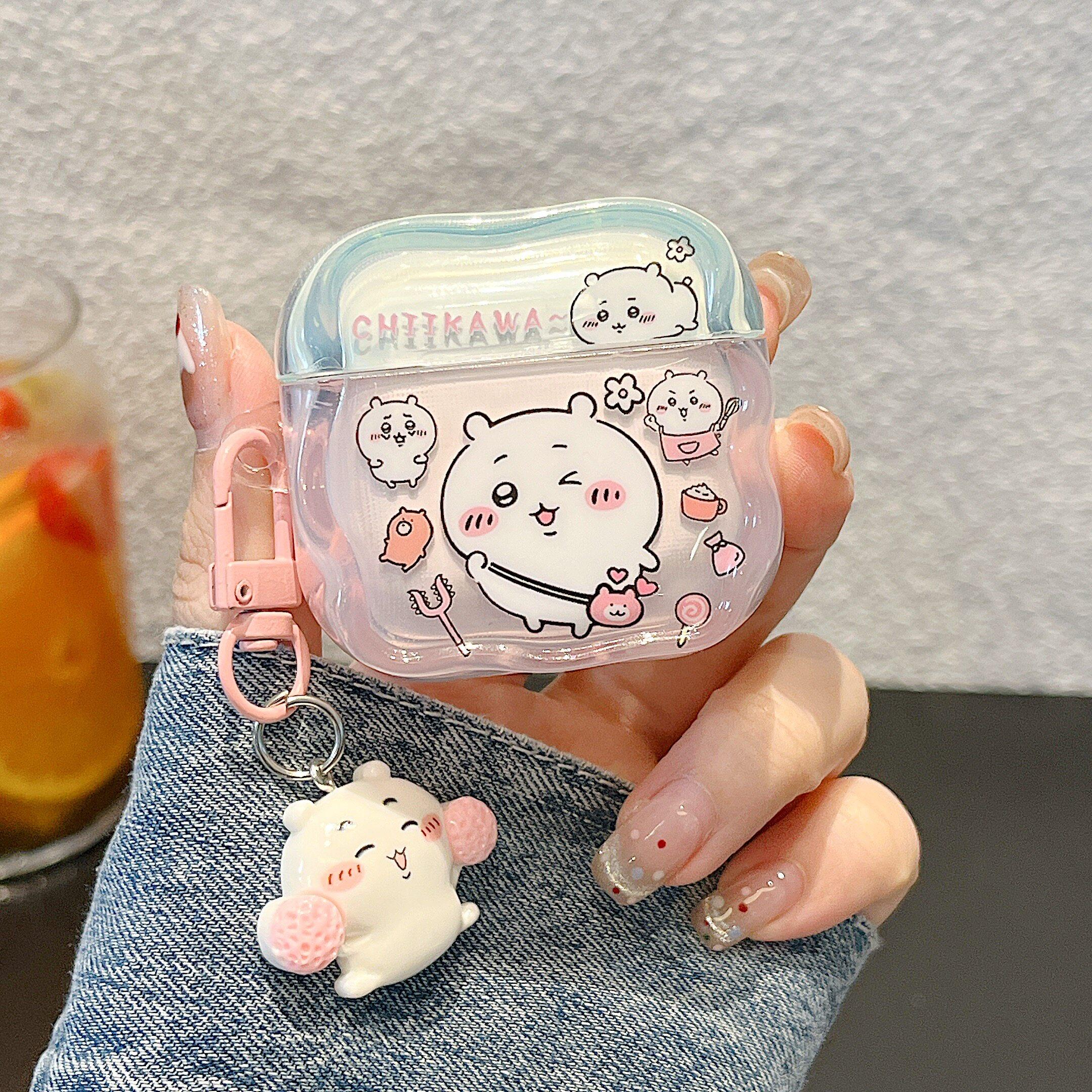 Étui pour écouteurs Cartoon Chiikawa Usagi Hachiware Mignon pour Airpods 1 2 3 4 Pro 2 3 Casque Bluetooth sans fil Housse de protection For Airpods 3