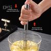 Semi-Automatic Whisk Stainless Steel Egg Beater Hand Push Rotary Egg Mixer Blender Handheld Egg Stirrer Tool Kitchen Supplies