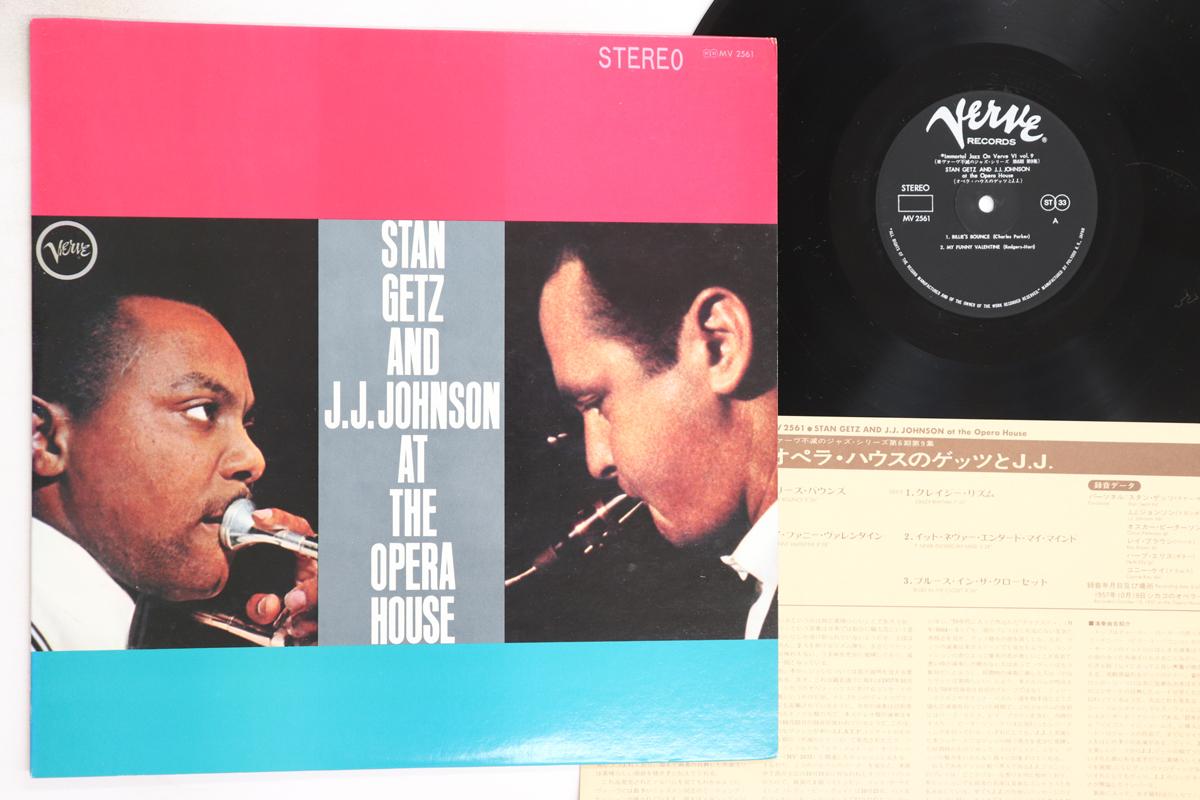 

LP Record STAN GETZ, JJ JOHNSON - At The Opera House MV2561 VERVE 1976 Japan Jazz Used