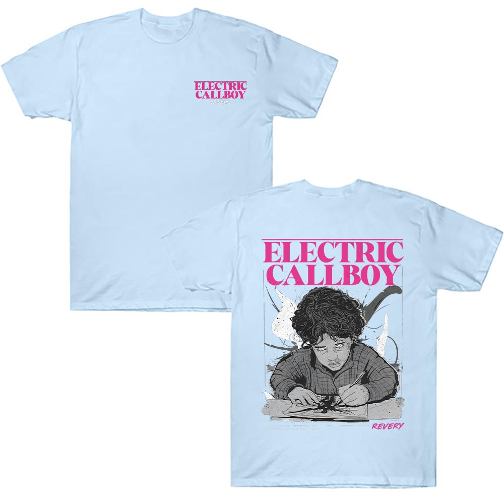 Electric Callboy Revery Paint T-Shirts Fashion Print Top Tshirt Summer New Light and Thin Men's Women's Tee Short Sleeves Cotton Tshirts