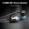 DM7 3.5MM Earphones Special Edition Gold Plated Housing Headset Noise Isolating HD HiFi Earphones