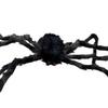 2Pcs Halloween Black Horror Spiders, Web Halloween Decoration Home Bar Ghost House Props Decoration 200cm