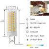LED GY8.6 Bulb, 7W T4 G8 LED Bulb, 75W Halogen Bulb Replacement, GY8.6 Bi-pin Base Light Bulb, AC120V, for Under Counter Kitchen Lighting, Light