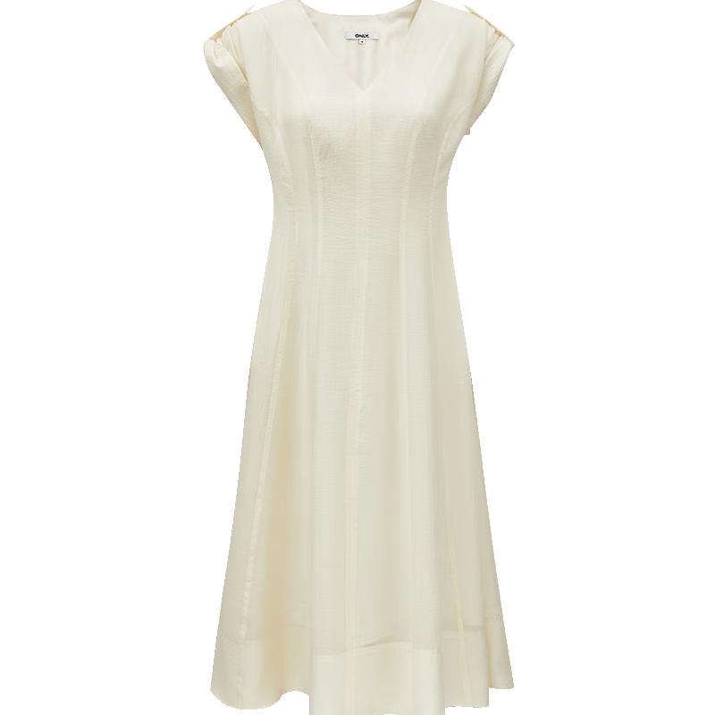 

ONLY 2024 Summer V-neck A-line Midi Dress XS