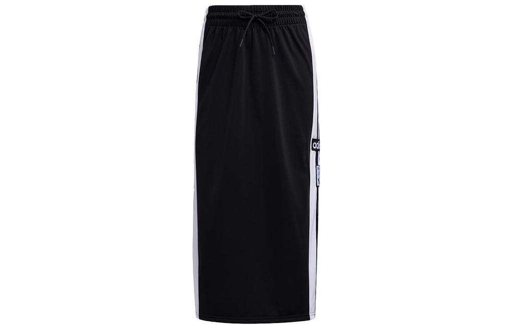 adidas Originals ADIBREAK Lässiger Langer Rock Damen Schwarz H39022