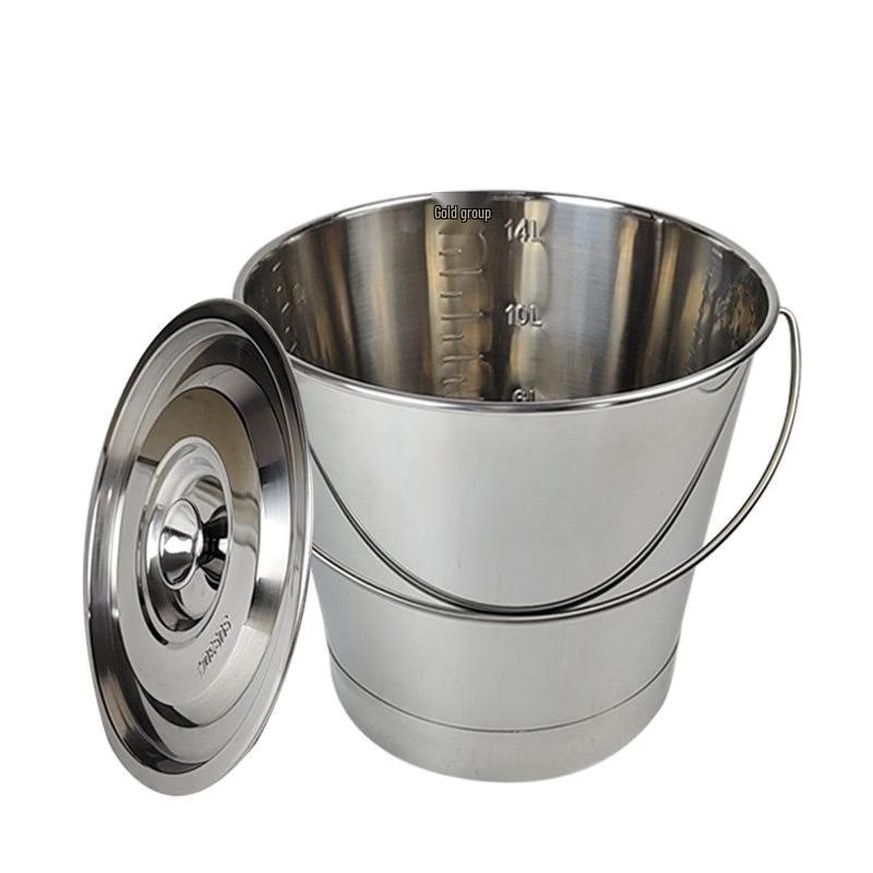 Stainless Steel Measuring Utility Bucket