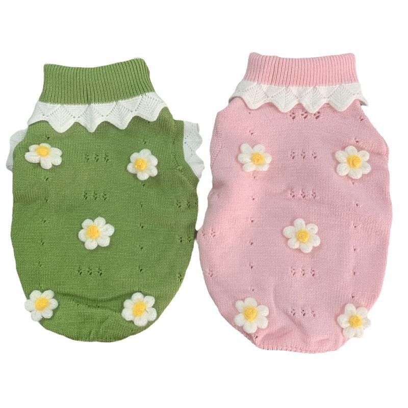 High Collar Vest for Small/Medium Dogs & Cats - Spring/Autumn Wear for Bichon, Corgi, Teddy, Butterfly, British Shorthair