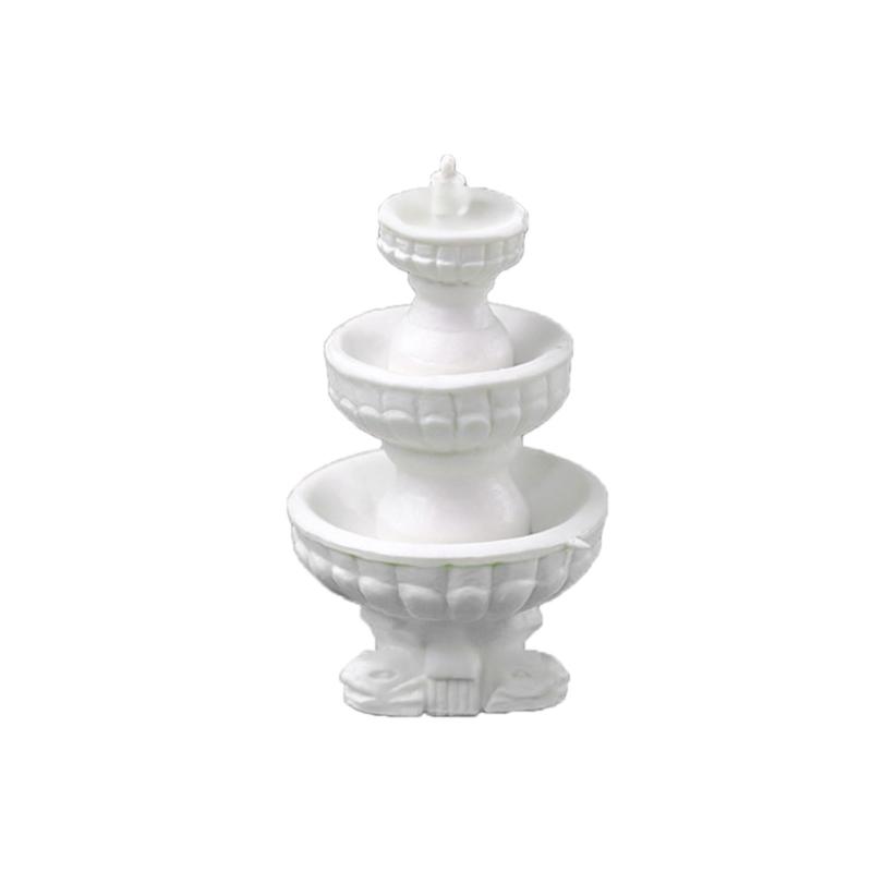 Miniature Fountain Decors Mini Water Feature for Miniature Landscape Bonsais Dollhouses Faery Garden DIY Scene Accessories