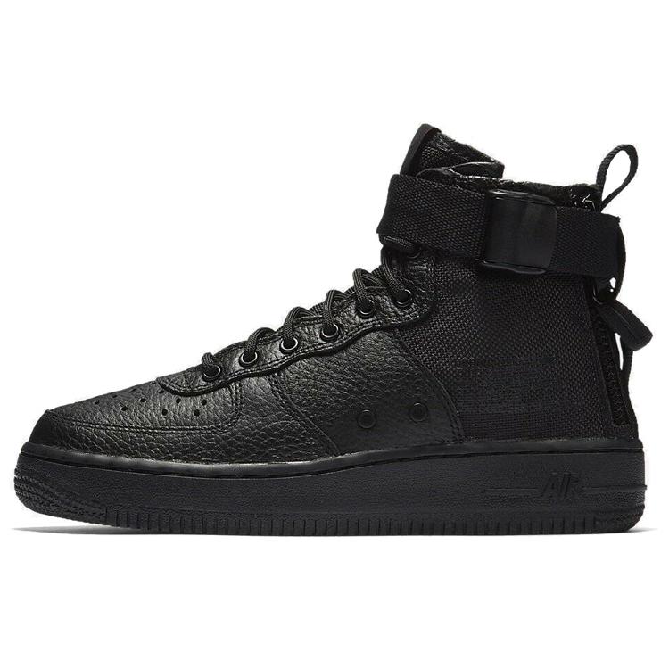 

Новые Nike Sf Air Force 1 Mid Triple Black GS AJ0424-003 37.5