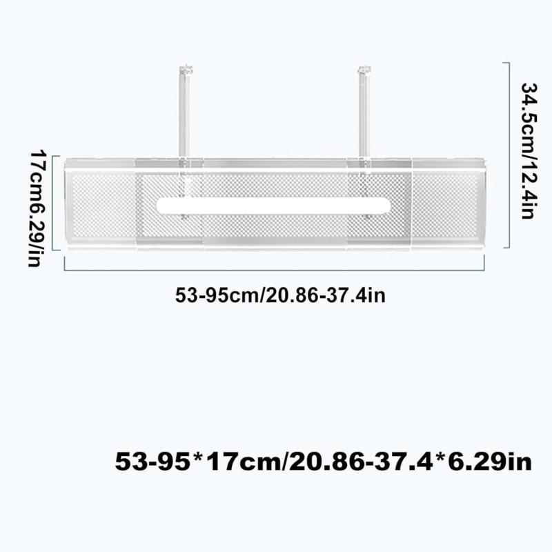 Air Conditioning Baffle Child Safe Cold Air Guards Shield Antistraight Blowing for Wall Mounted Air Conditioner Units