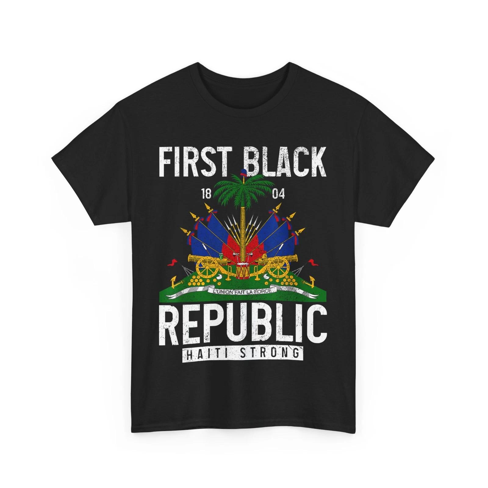 Haiti Flag T-Shirt, Haitian Flag Women Men Proud T-Shirt 4XL