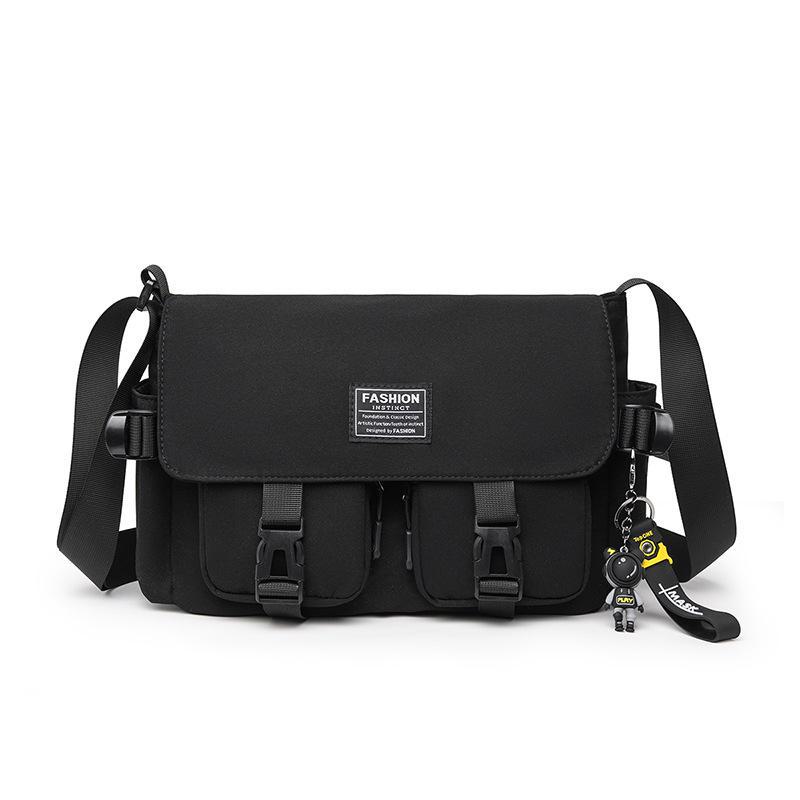 

«Унисекс, вместительная дорожная сумка через плечо с напечатанным логотипом» black чёрный