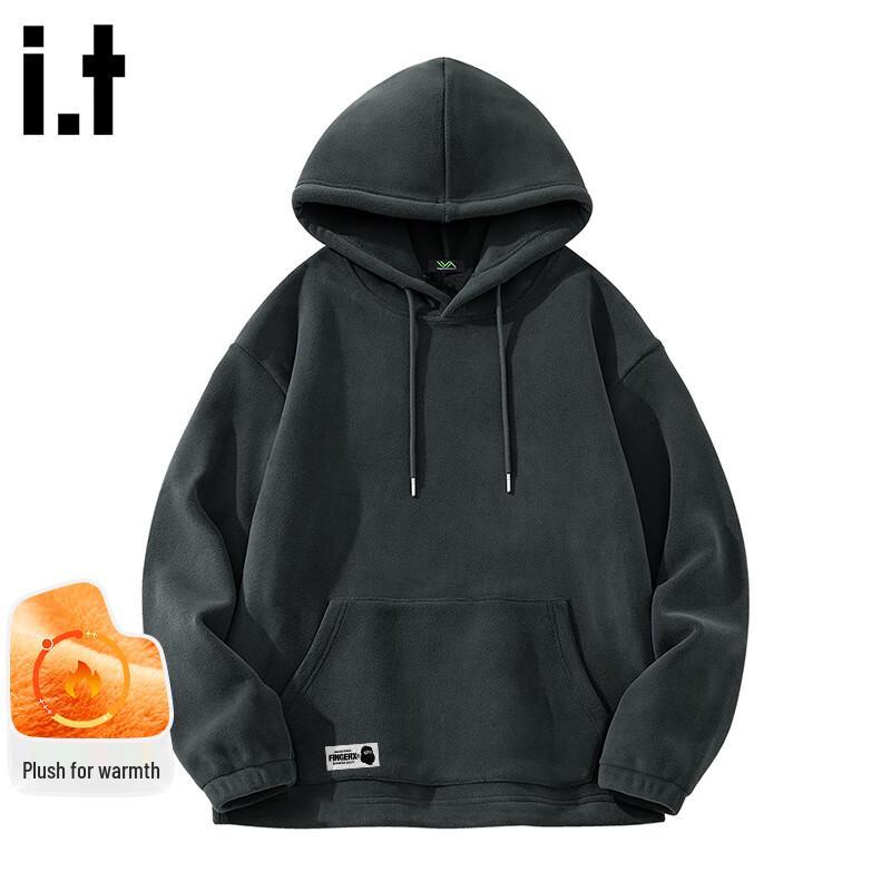 Fingercroxx IT Men's Warm Fleece Hooded Sweatshirt
