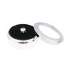 Round Diamond Display Box Stone Gem Storage Case Store Show Gemstone Organizer Silver Metal Diamond Gift Packaging Box