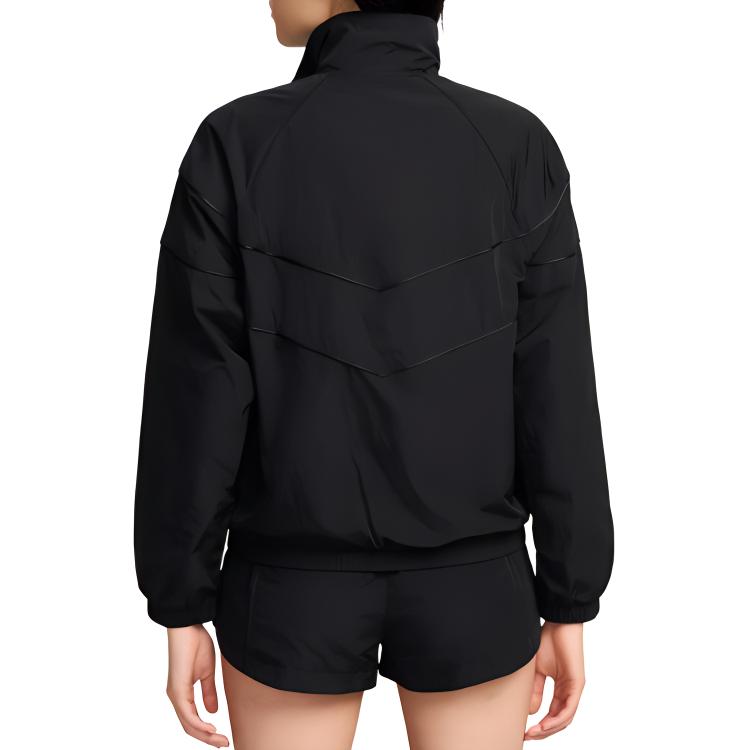 Nike Windrunner Webjacke Lockerer Schnitt Damenjacken Schwarz Weiß FV6305-010
