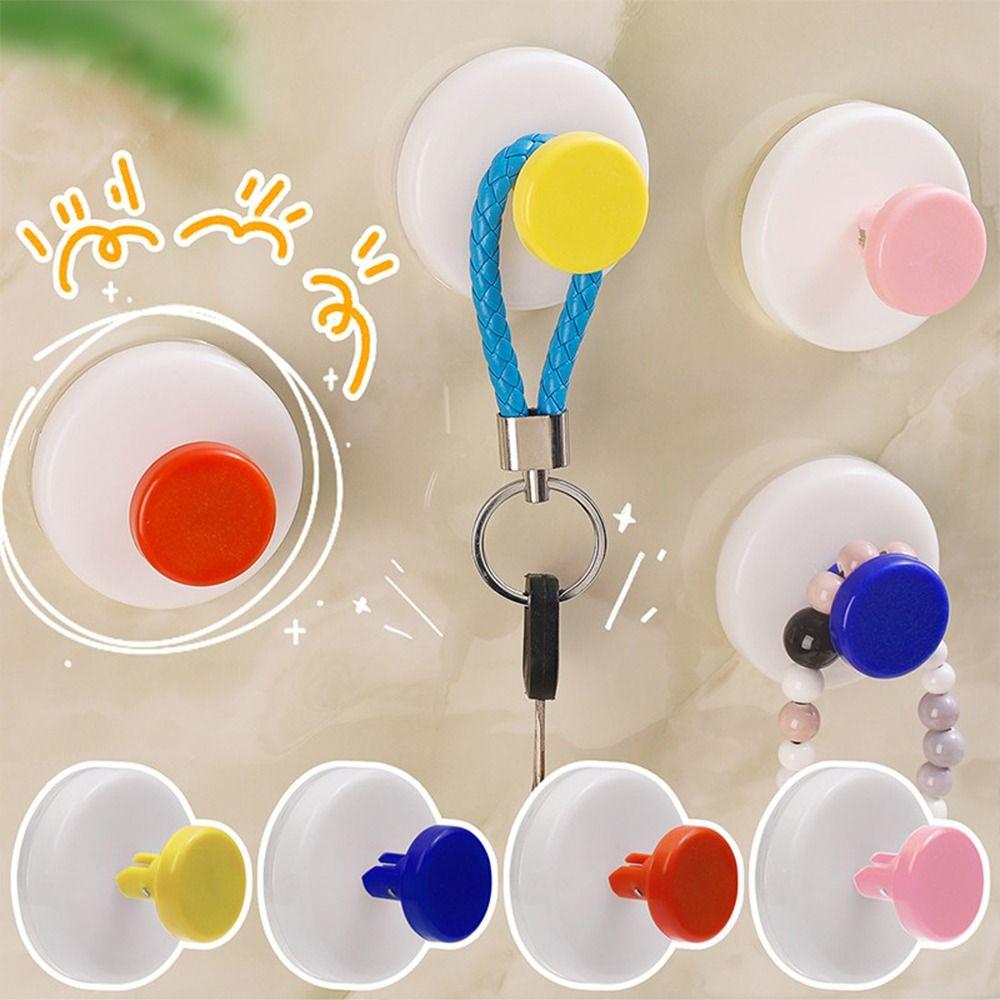 1/2Pcs Heavy Duty Suction Cup Hook Punch-Free Hanger Hooks Towel Hanger  Bathroom Accessories