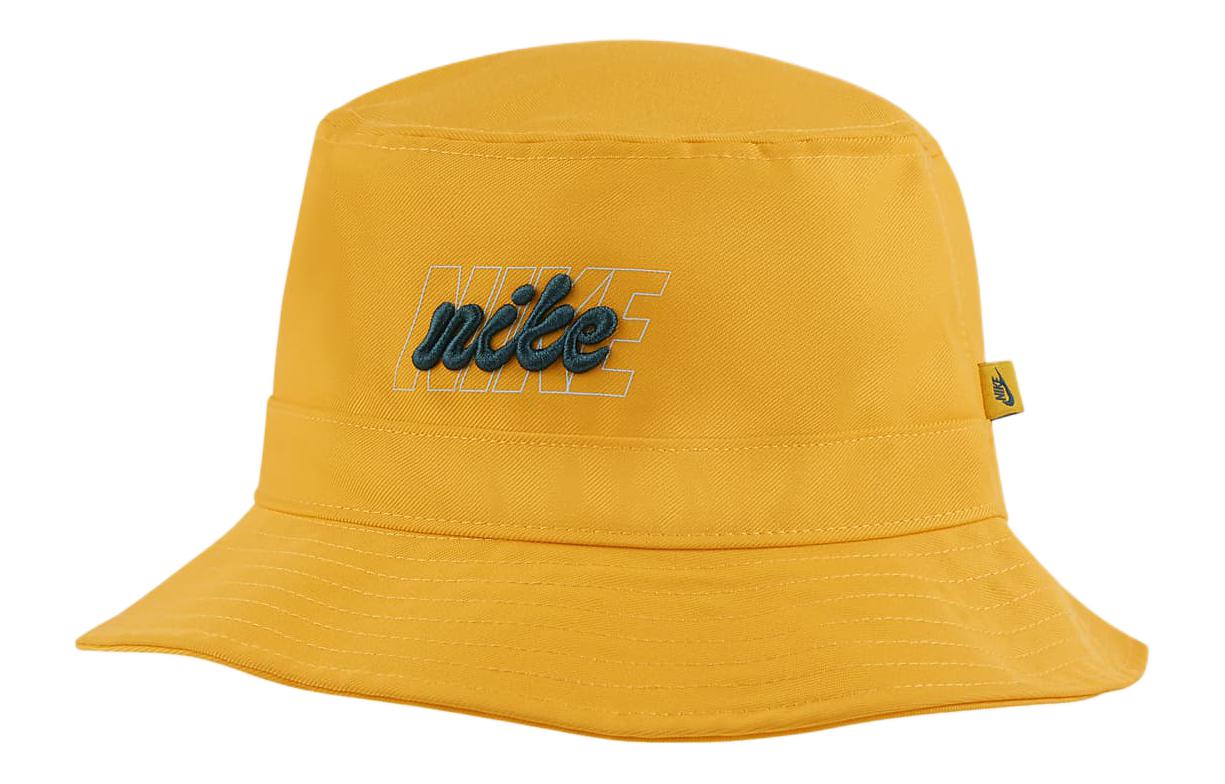 Nike Polyester Bucket Hats Unisex Yellow FB5384-717 M