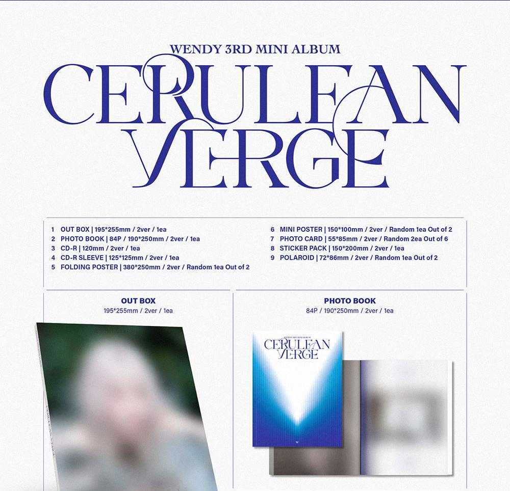 (Fotolibro ver.) WENDY (Velluto rosso) [Cerulean Verge] 3° Mini Album