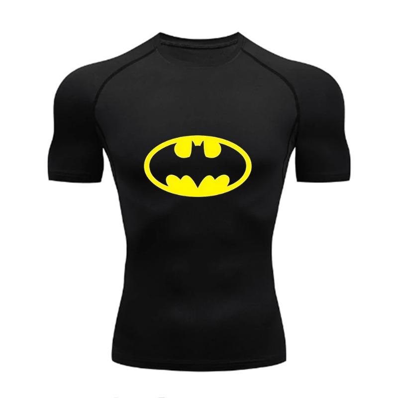 Summer Short Sleeve for Men Compression Tee Shirt Sport Quick Dry Gym Running T-shirt Casual Fitness Workout Undershirt Elasticity Top Tee