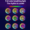 RGB LED Strip Sound Control Atmosphere Lights Smart App Control Rhythm Music Lamp for Car Bar Room Gaming Desktop Decoration