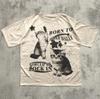 Born To Dilly Dally Forced To Lock on Funny Y2K T-shirt Cat Meme Printed Women Short Sleeve Round Neck Soft Casual Clothing