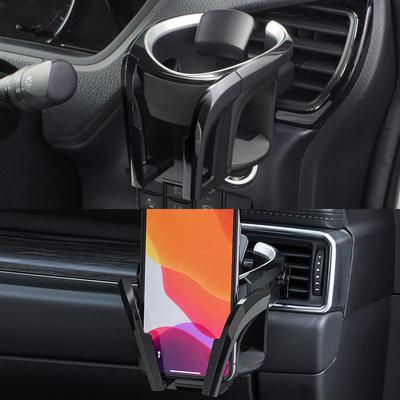 Porta-copos multifuncional para carro, ajustável e prático para qualquer viagem, porta-copos para carro sem as mãos