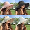 Fashionable Wide Brim Hat For Women Sun Protection Summer Lightweight Acrylic