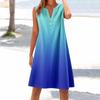 Women's Cotton And Linen Dress Summer Sleeveless Comfortable Travel Beach Dress Fashionable Spring And Summer Vacation Wear