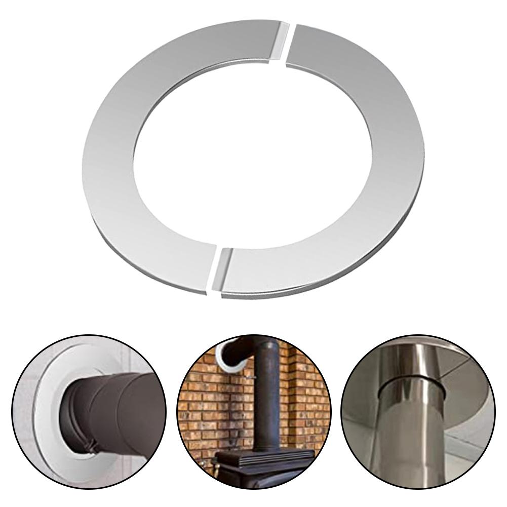 Dekorative Abdeckung aus Edelstahl für Wasserhahnrohr, Gaswasserheizungsabdeckung, Duschabdeckung für Abluftlöcher, Abwasserrohre, Wasserhahnventile