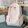 Schoolbag New Japanese Schoolbag Ins Style Niche High Value Candy Color Embroidered Backpack Junior High School Students Lightweight Backpack