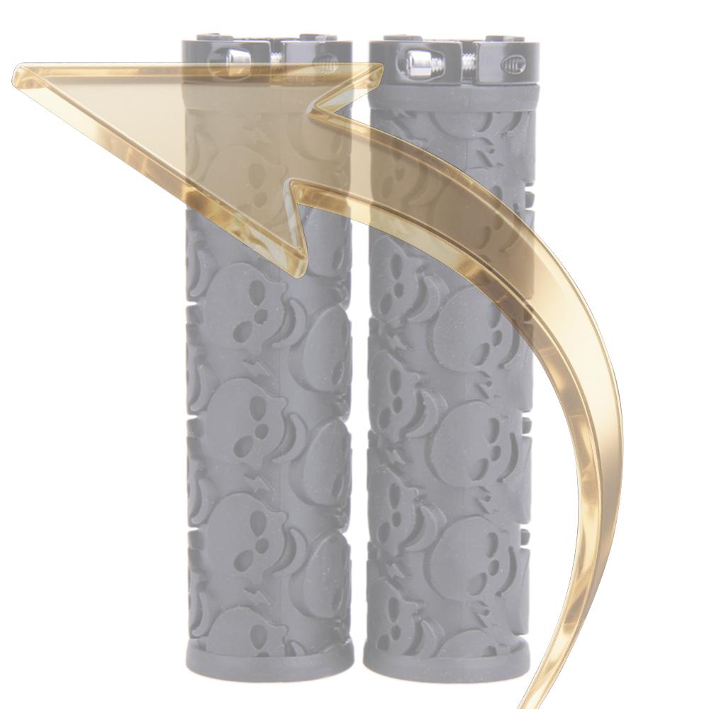 

Skull Style Bicycle Handlebar Grip Anti-Slip MTB Road Bike Handle Bar Grips Mountain Road Bike Handle Bar Grips for Cycling China Mainland