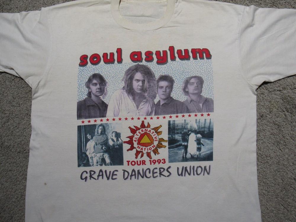 Vtg SOUL ASYLUM 1993 Tour White T Shirt All Size S-5Xl AM868 Unisex T-Shirt S