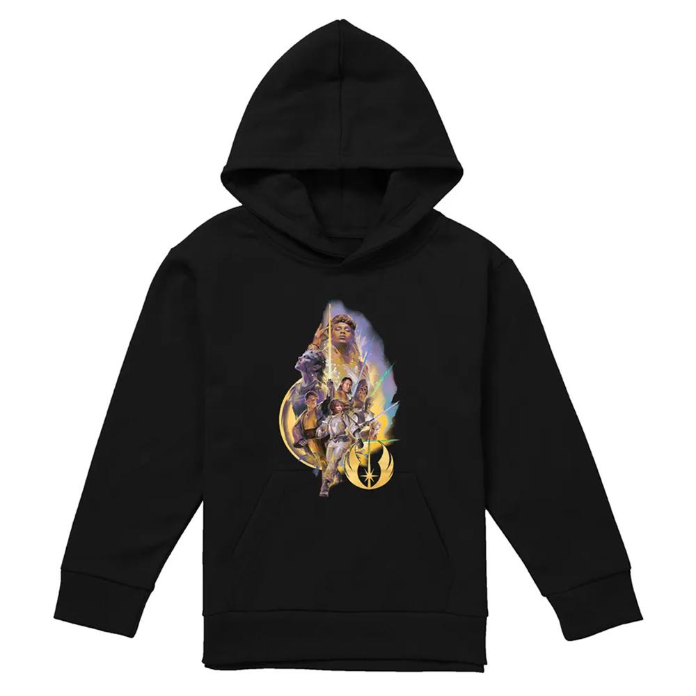 Disney Star Wars Childrens/Kids The Acolyte High Republic Group Poster Hoodie