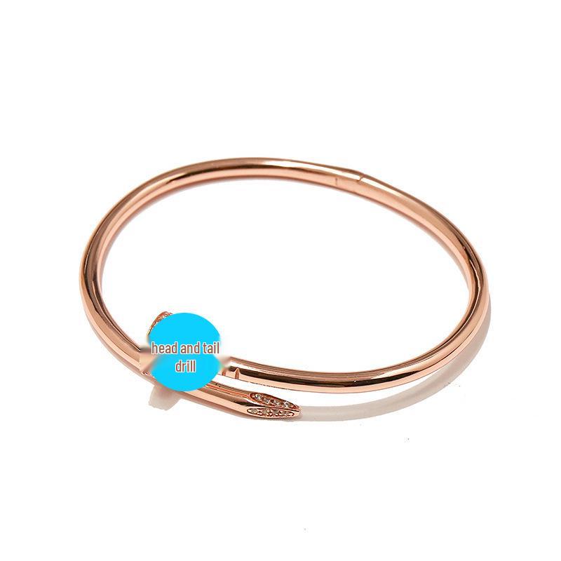 Elegantes Titanstahl-Damenarmband - Nicht verblassend, vielseitig und stilvolles Design