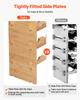 Rack de Vinhos Modular Empilhável para 72 Garrafas, 8 Níveis, Rack de Armazenamento de Vinhos de Chão Autoportante, Prateleira de Exibição de Vinhos Resistente, Prateleiras Sem Oscilação, Fácil
