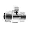 Convenient Shower Head Water Control Adjustable Brass Shower Head Shut Off Valves Smooth Operation for Hand Shower Arm