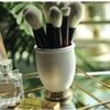 Geprägter Porträt Make-up Pinselhalter Lippenstift Augenbrauenstift Aufbewahrungsbox Schreibtischdekoration
