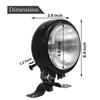 Universal Plow Light 12V Tractor Work Light with Switch Black | Suitable for Massey Ferguson, Mahindra, Tafe, Ford, Sonalika