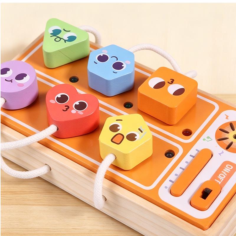 Montessori Early Learning Busy Board: Multi-Function Switch & Socket Toy