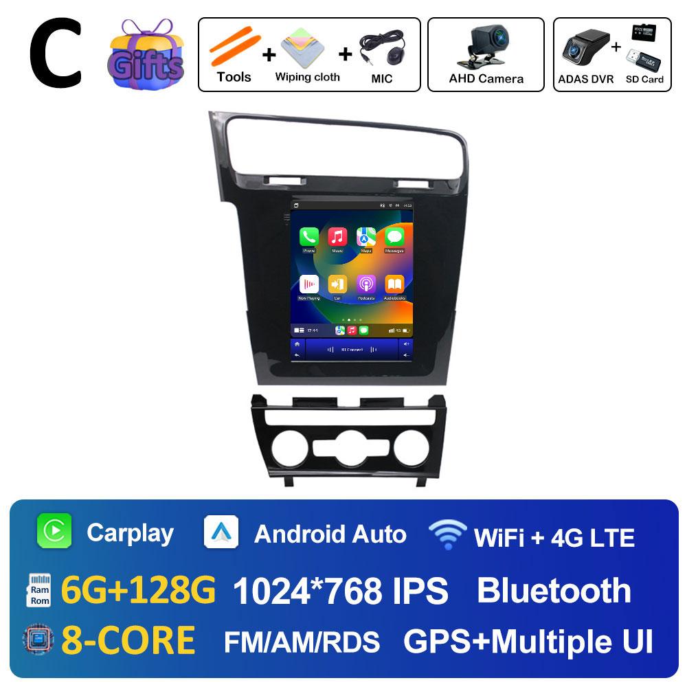 Pentru Volkswagen Golf 7 2014 2015 2016 2017 2018 Navigație GPS Android Auto DSP Stereo Car Audio Video Player Multimedia Nr. 2 din