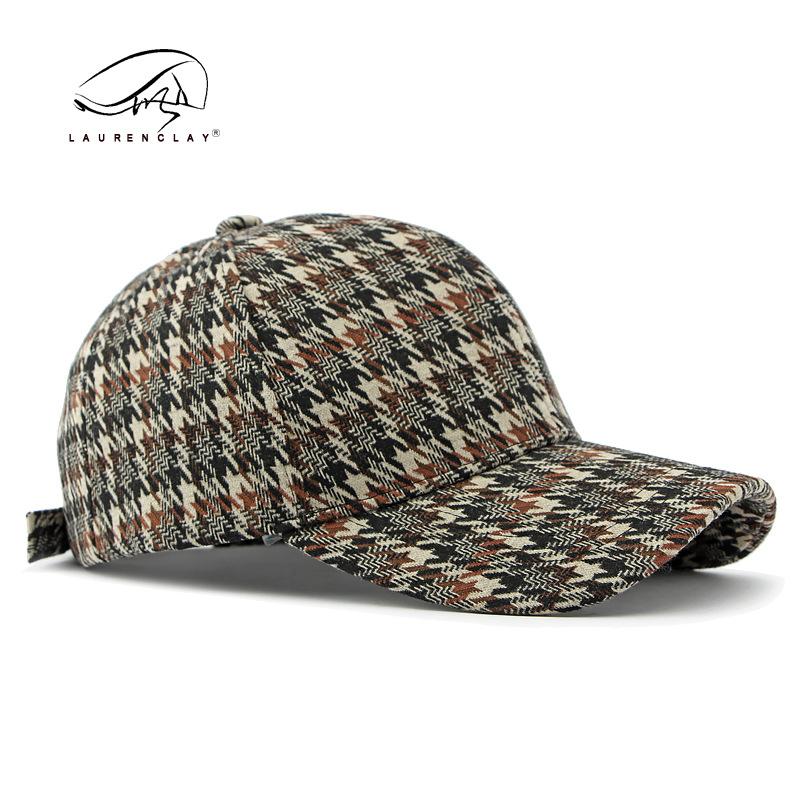 Caps Men's, Hats Retro Plaid Hardtop Baseball Caps Women's Sun Hats