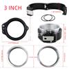 Universal 2.5/3/4 Inch Pinless HD Clamp for Intercooler Pipe Clamp and Flanges 63/76/102mm